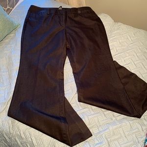 New York & Company stretch dress pant shimmer black like new 8 Average